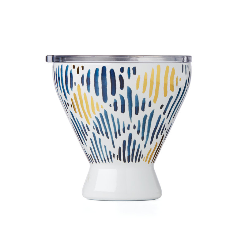 Blue Bay Stainless Steel Cocktail Tumbler, Ikat