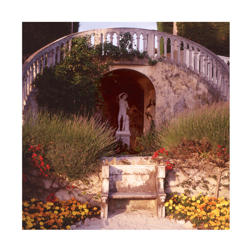 «Alayanna French Jardin No. 40 On Canvas» par Alan Blaustein, impression, H 14 po x l 14 po x P 2 po