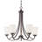 Rakhiya 5 - Light Steel Dimmable Chandelier