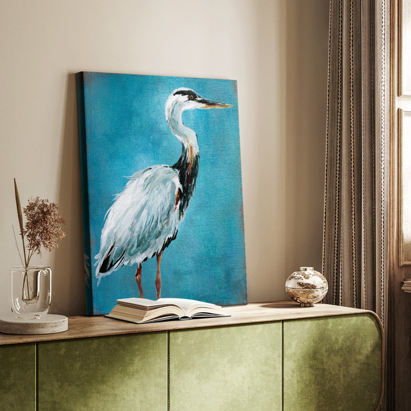 Great Blue Heron I - galerie sur mesure, H 18 po x l 12 po