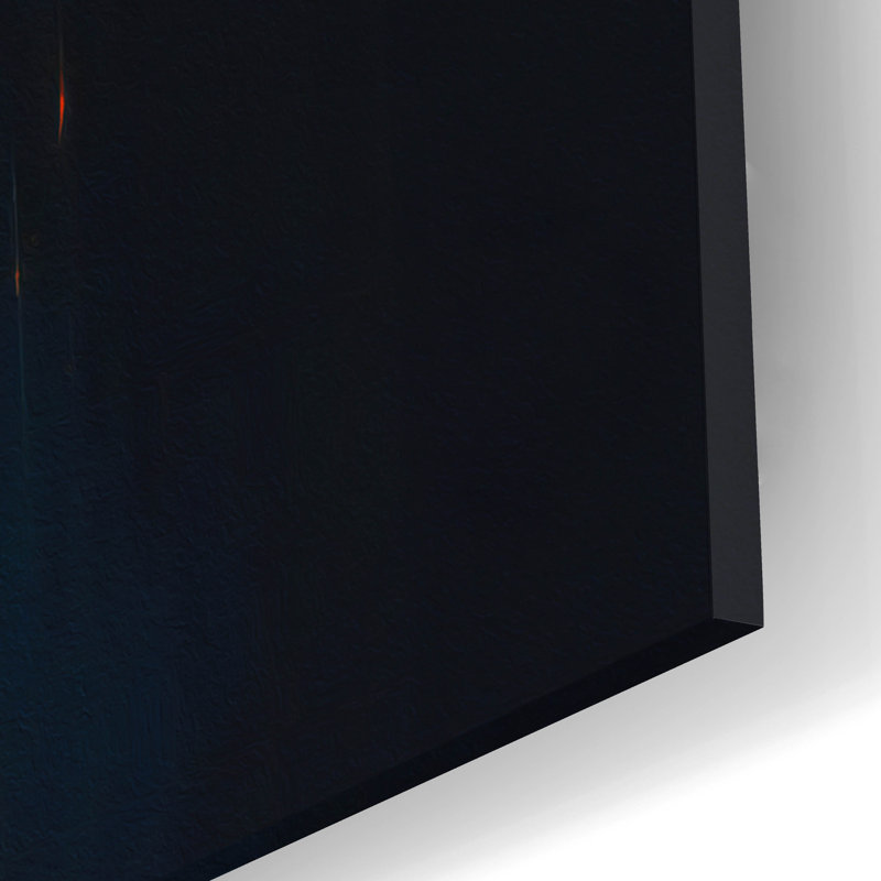 «The Phoenix» par Andreas Magnusson, art mural en verre acrylique, H 16 po x l 12 po x P 0,13 po