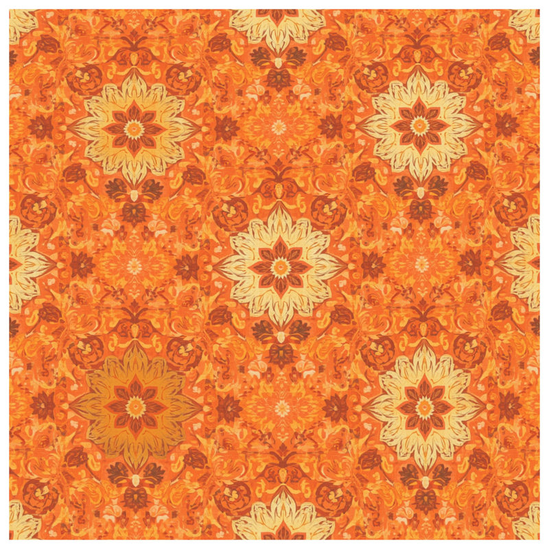 Coussins oranges orange, 20 x 20 inches