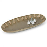 Pine Trees Oval Platter