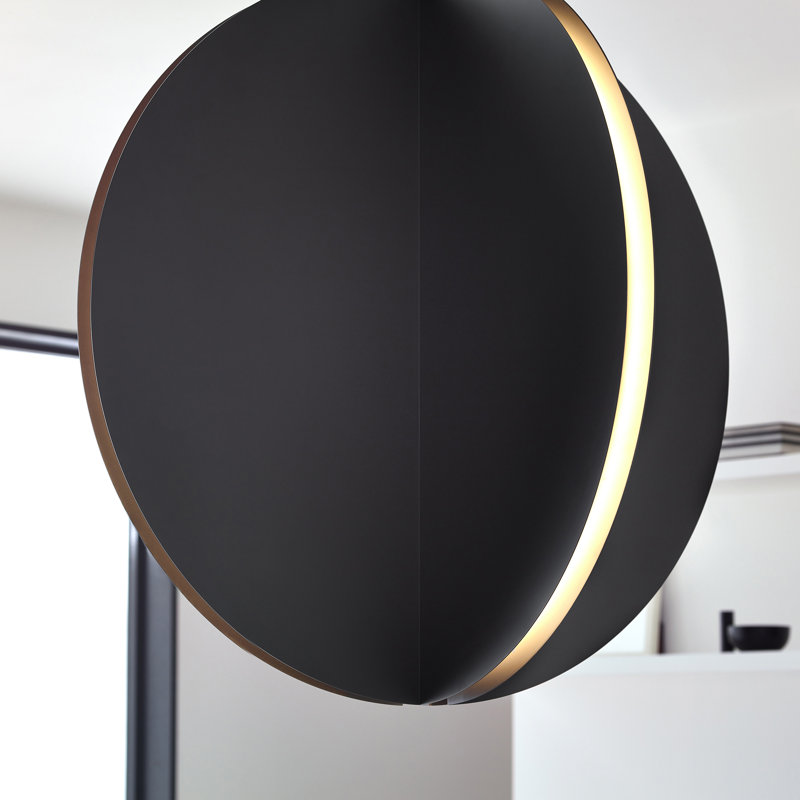 Bau 4 - Light LED Pendant, Nightshade Black