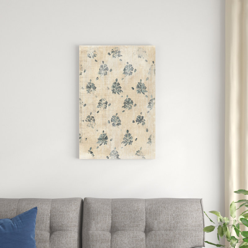 «Vintage Blockprint II», impression sur toile tendue, H 30 po x l 20 po x P 1,25 po