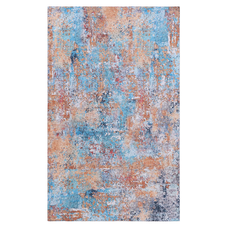 Machine Washable Area Rug - Non-slip, Non-shedding, Low-pile, Foldable, & Pet Secure Chenille For Dining Room, Living Bedroom, Kitchen Home Use Washable, Foldable Soft Kitchen, Delightful