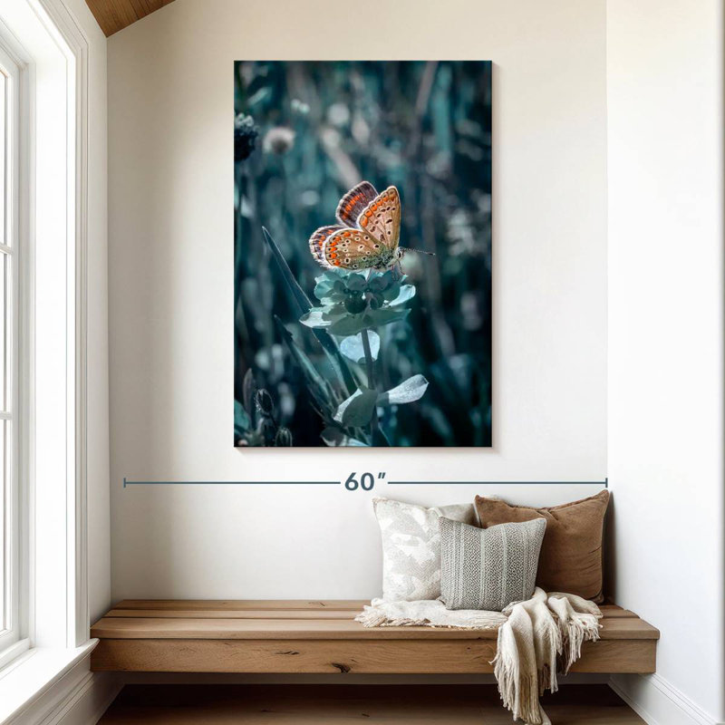 Brampt Butterfly Sundown, 48" H x 32" W