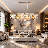 Geisler 48 Inch Linear Glass Chandelier