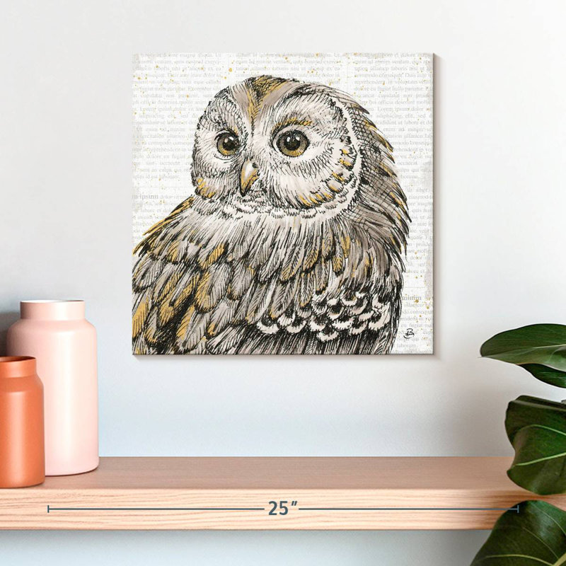 Brampt Beautiful Owls I, H 16 po x l 16 po
