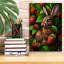 Toile épique «Rabbit Parmi Les Fraises» par Momart, graffiti épique, 12 po x 18 po-106173299