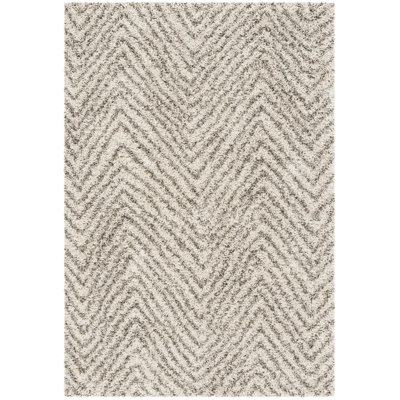 Adessa Shag Performance Chevron Rug