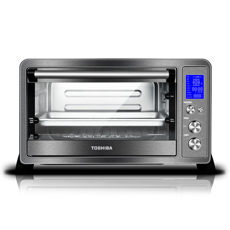 BLACK+DECKER 6-Slice Stainless Steel Convection Toaster Oven (1500-Watt) in  the Toaster Ovens department at