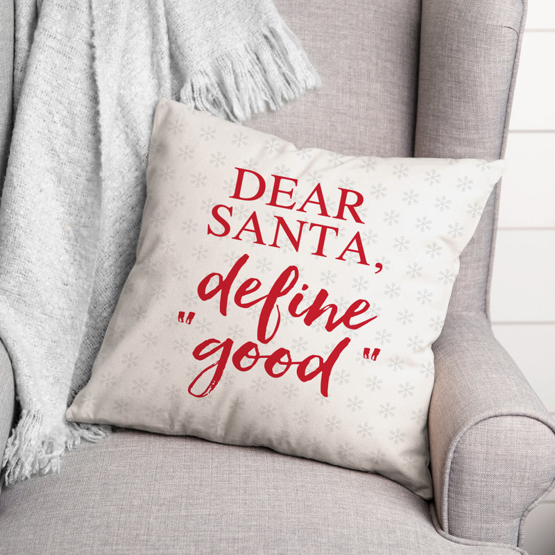 Coussin Define Good, 20 po x 20 po