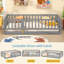 Lit double gris pour enfants avec garde-corps robustes-1674542071-1674542056