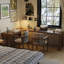 Bureaux en bois massif en L noyer-107938145-107938149
