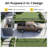 12X25 Ft Heavy Duty Carport with Shed-125455651