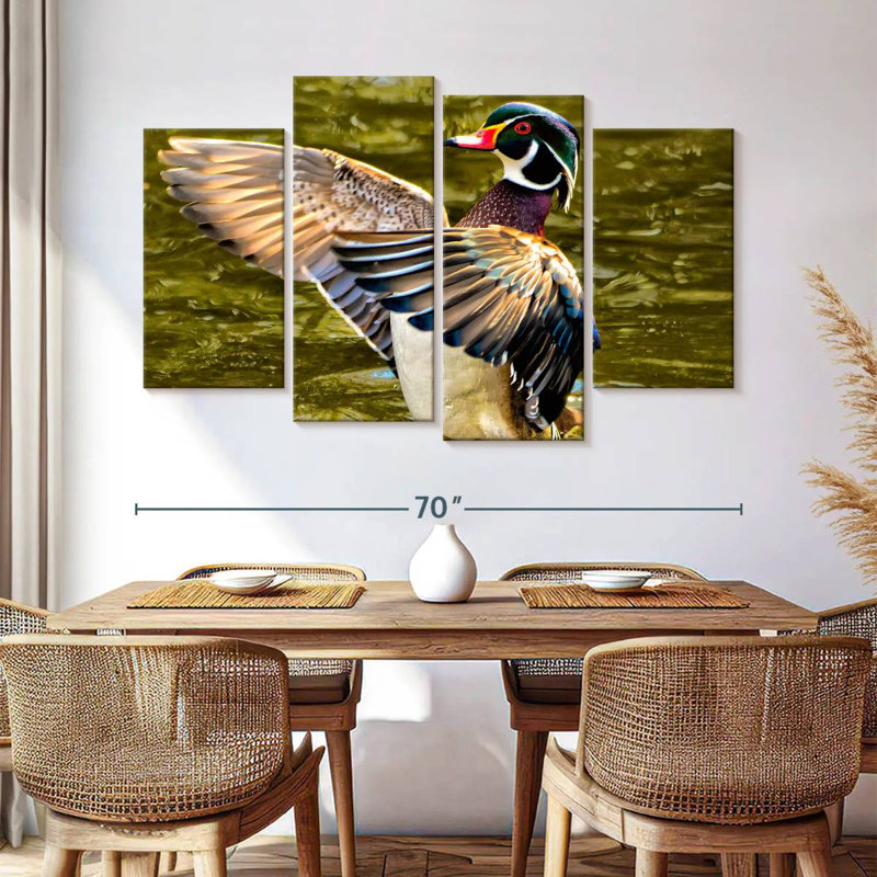 Brampt Duck Flapping Wings, 42" H x 68" W