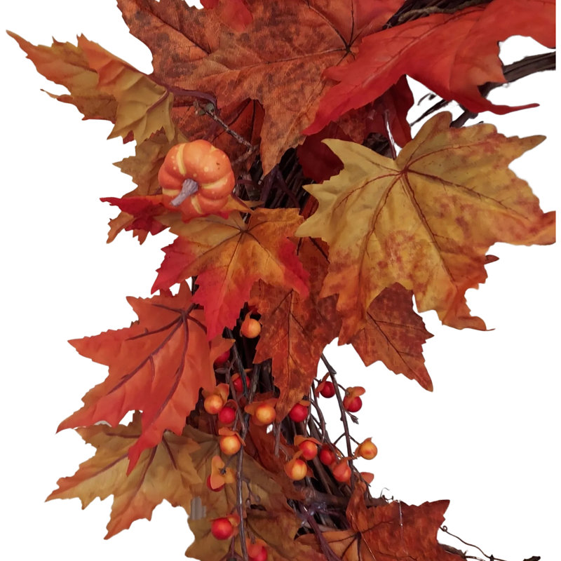 Couronne de brindilles 22 po Maple Leaf