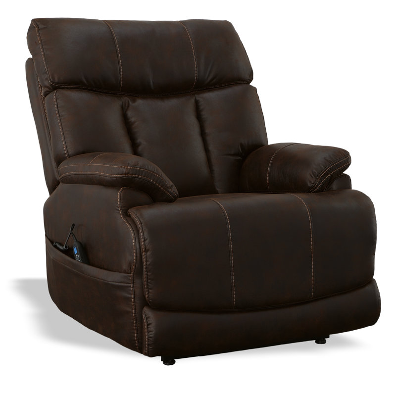 Sidings Upholstered Power Recliner, Brown