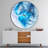 Blue Nebula Star - Modern Wall Clock-34140941