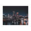 «Boston Night Skyline», toile d'art à couper le souffle, paysage urbain époustouflant-1564442808