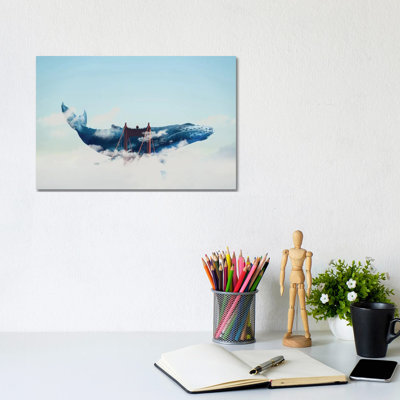 Whale Watching in San Fran 1 Piece Wall Art on Canvas
