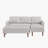 CastillyModern Castilly 80.71'' Square Arm Sofa BedSet