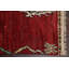 Tapis marocain rouge en laine noué à la main 7 x 11
