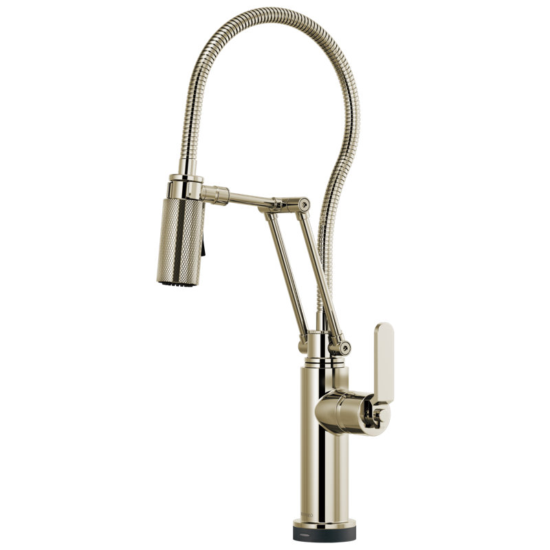 Litze® SmartTouch® Articulating Pull Down Faucet Touch Single Handle Kitchen Faucet with Side Spray, Stainless