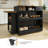 Movable Kitchen Island With Retractable Tabletop-60150804