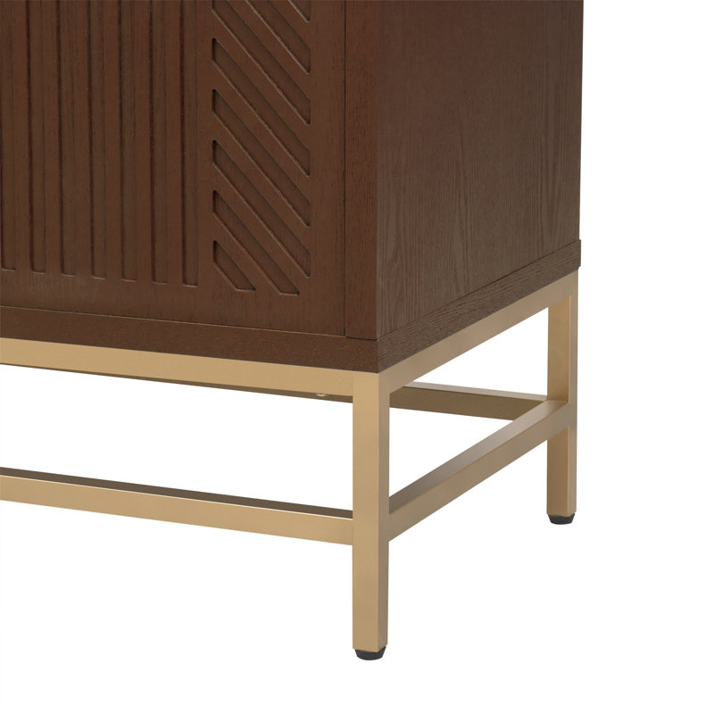 Buffet rétro avec rangement polyvalent et design captivant pour chaque pièce