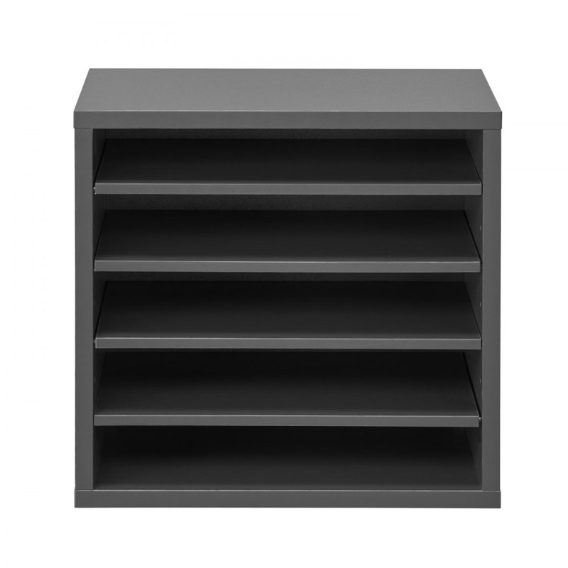VEVOR Manufactured Wood 5 Compartment Mailroom Organizer