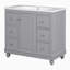 Meuble-lavabo simple 36,22 po avec plateau en résine Clementa-48335202