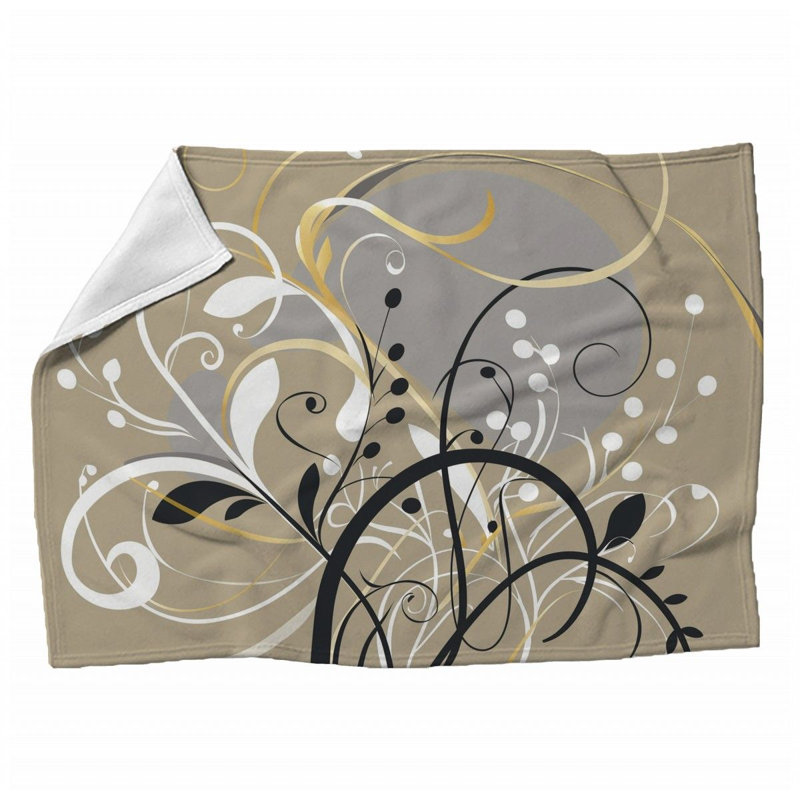 Machine Printed Throw Blanket, Throw
