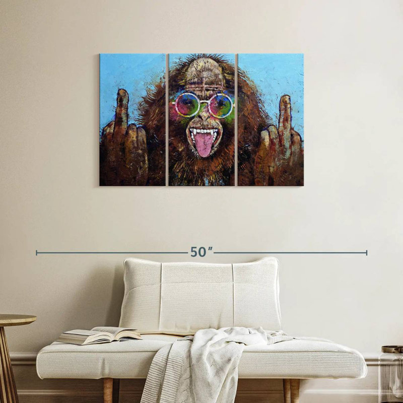 Brampt Bigfoot Double Bird, 24" H x 38" W