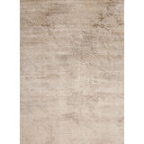 Vaheed Ta-4 Handmade Silk and Wool Abstract Area Rug