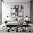 Rooshi Gray/Silver/Black Area Rug-1319499123