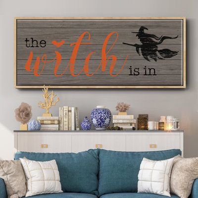 The Witch is In- Framed Canvas