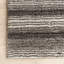 Tapis rayé multicolore gris / brun à poils longs touffeté à la main Panitz-310416831