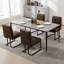 45cm H Upholstered Metal Side Chair-121976090