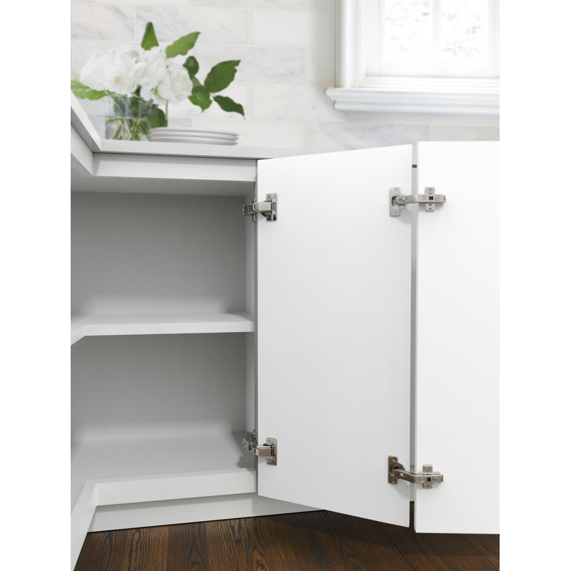 Nickel Full Overlay 165 Degree Soft Close Concealed Cabinet Hinge