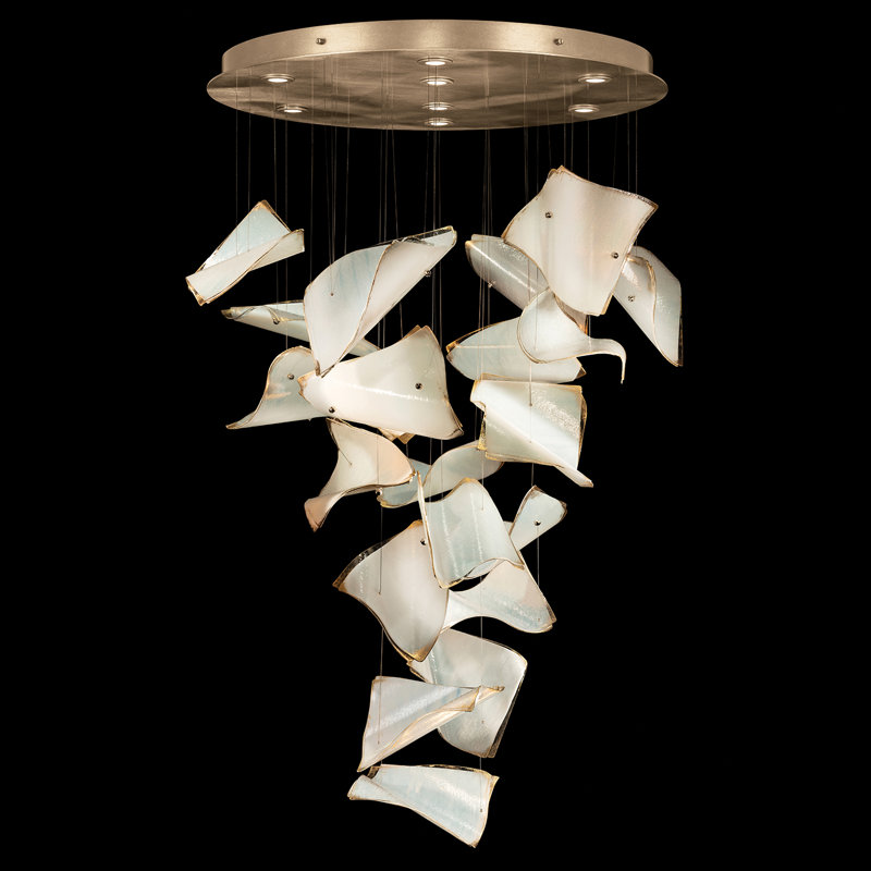 Elevate 8 - Light Pendant, Gold, White