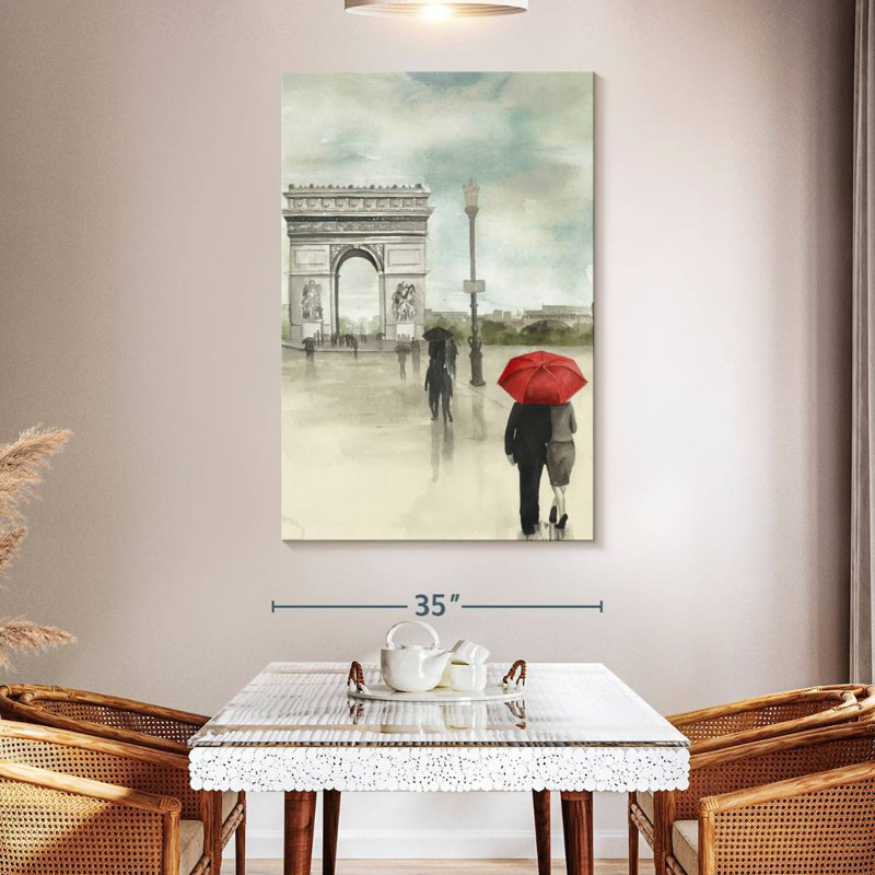 Aime Rainy Day Lovers II, 51" H x 34" W