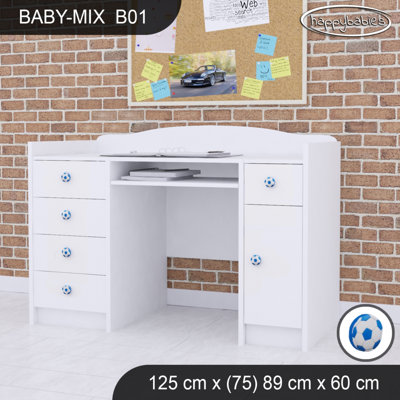 125cm Computer Desk