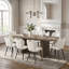 Ensemble table et chaises extensibles 63,09"-78,84" avec chaises rembourrées-132789904-132789905