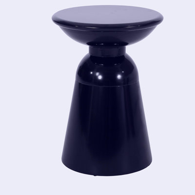 Outdoor metal side table
