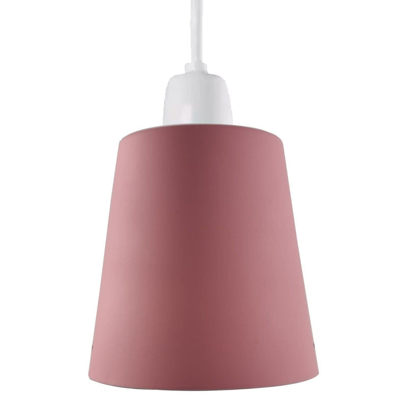 13 cm H Bell Lamp Shade, Pink