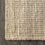 Tapis ivoire épais en jute tissé à la main Ehmann-631205848
