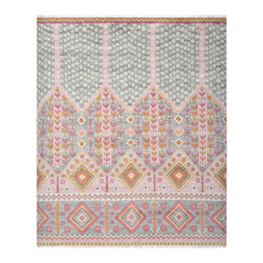 Ines Ivory & Grey Flatweave Indoor Outdoor Rug