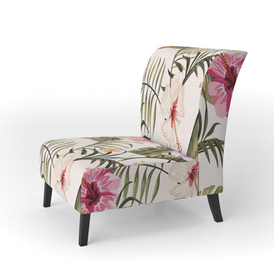 Fauteuil de chambre Exotic Tropical Palm - Fauteuil de chambre rembourré Cabin & Lodge